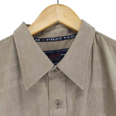 ファットファーム PHAT FARM フロント刺繍 ペンポケット S/S シャツ メンズ  XXL